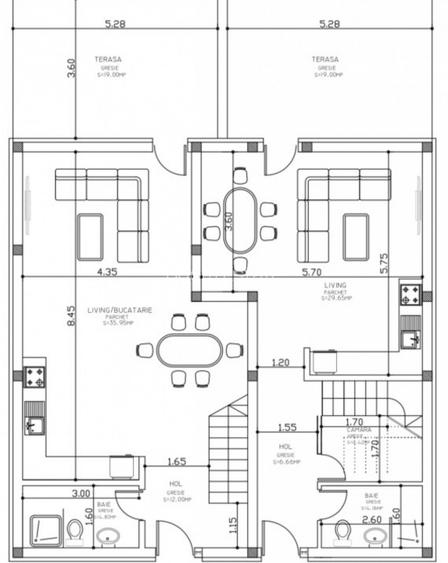 DEZVOLTATOR, DUPLEX GENEROS, 3 BAI SI 3 DORMITOARE - 5