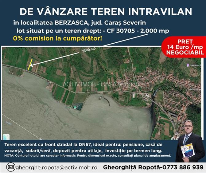 TERENURI Intravilan in Berzasca - 3