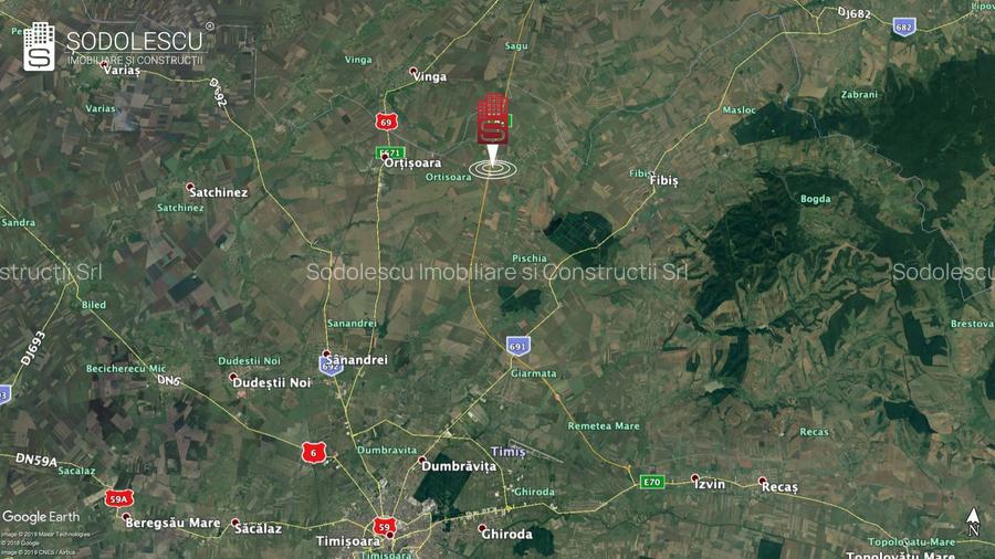 Teren la sosea Ortisoara - Autostrada A1 - 7