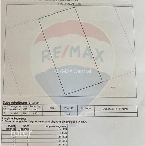 Teren 942mp de vânzare, Hărman / Strada Sânpetrului - 7
