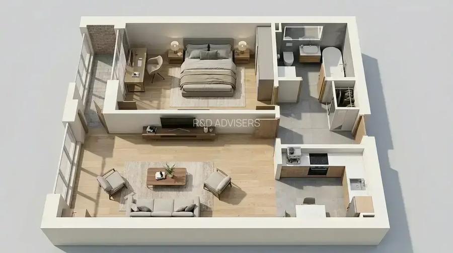 Apartament 2 camere Nou | 13 Septembrie | Finisaje Lux | Bloc Nou | - 11
