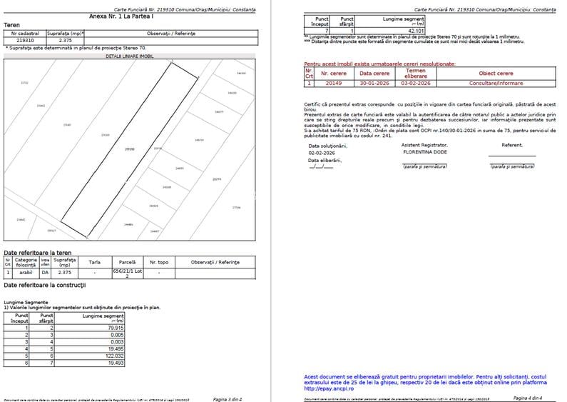 Teren intravilan 2375mp zona Palas cu deschideri generoase la doua strazi 122x20 - 7