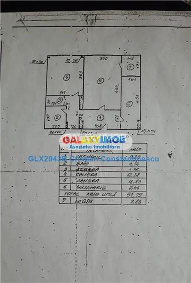 Apartament 2 camere 52 MP Titan  metrou 1 Decembrie 1918 sect 3 - 9