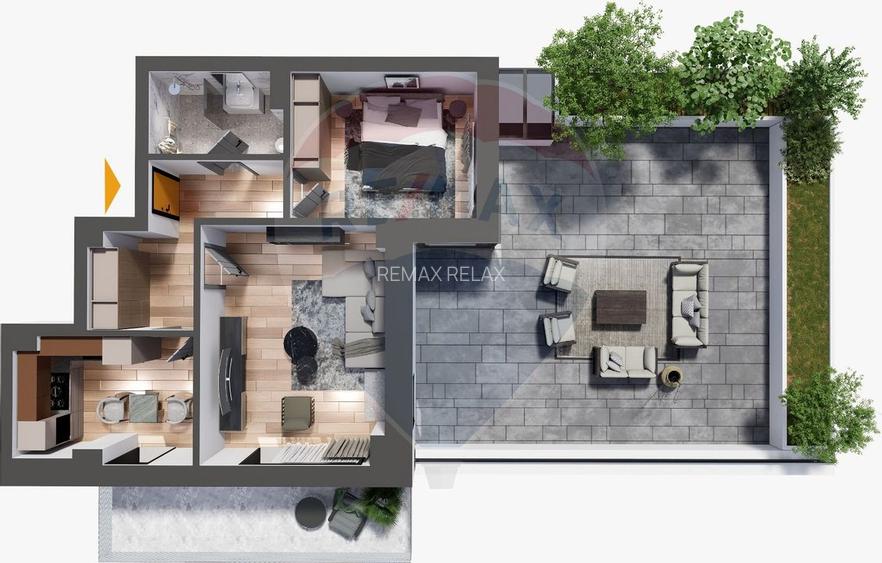 APARTAMENT CU 2 CAMERE - CUG - 0% COMISION - 12