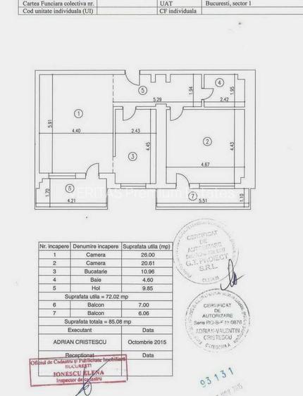 Vanzare apartament 2 camere spatios 85 mp, metrou Jiului 350 metri, 2 balcoane - 9