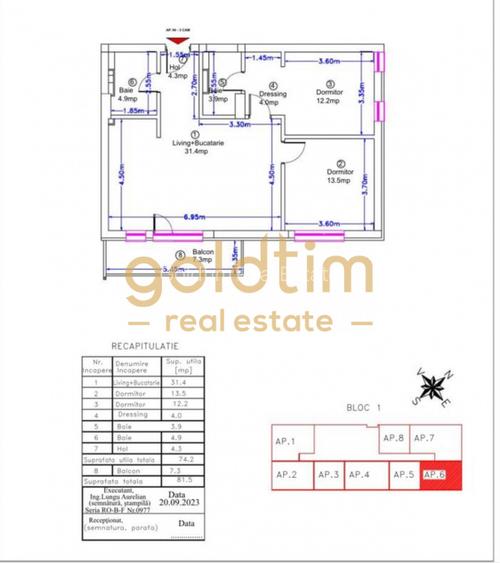 Apartament 3camere/MTM Residence/SUPERB/Spatii de depozitare/Mobilat si utilat - 15