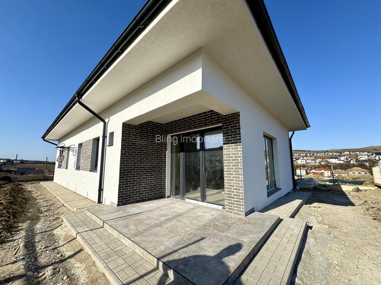 Casă individuală, 170 mp, pe un singur nivel, 300 mp curte, intrare Chinteni - 2