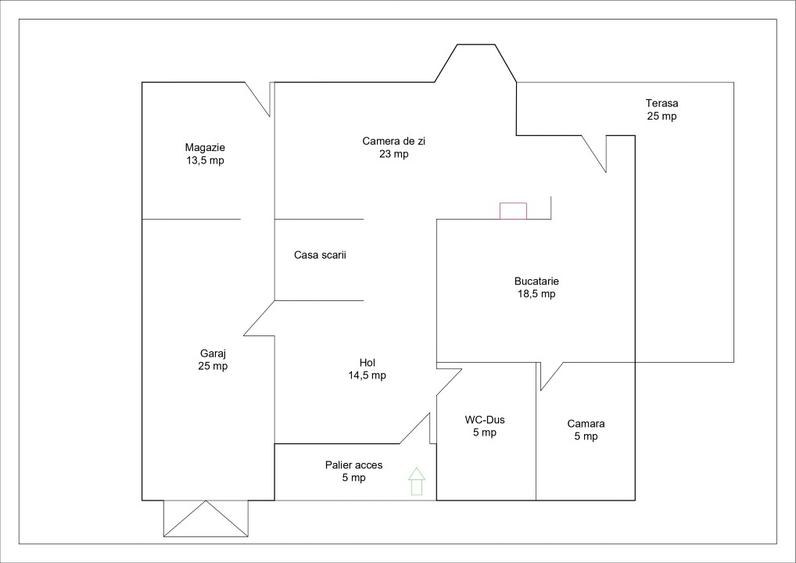 Casă P+M la cheie cu garaj  - 14