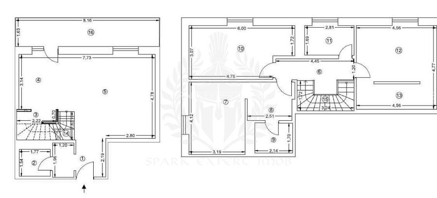 APARTAMENT DUPLEX // 4 CAMERE // PLEIADES //118 MP - 4