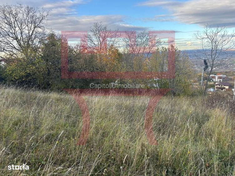 Teren  cu PUZ  Feleacu 2.800mp parcelabil/ 4 utilități asfalt panorama - 7