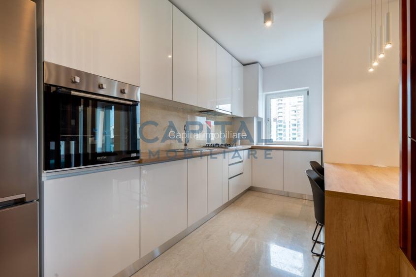 0% Comision | Apartament de lux semidecomandat cu 3 camere, 100 mp | Buna Ziua | - 9