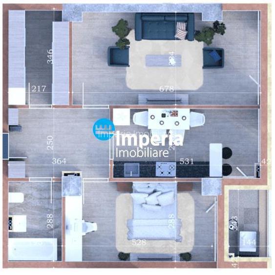 Apartament 2 camere Copou, complex rezidential nou! comision 0% - 3