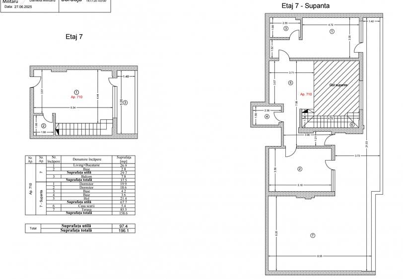 Un penthouse ca o poveste–3 camere și terasă panoramică în 81 Residence, piscina - 3