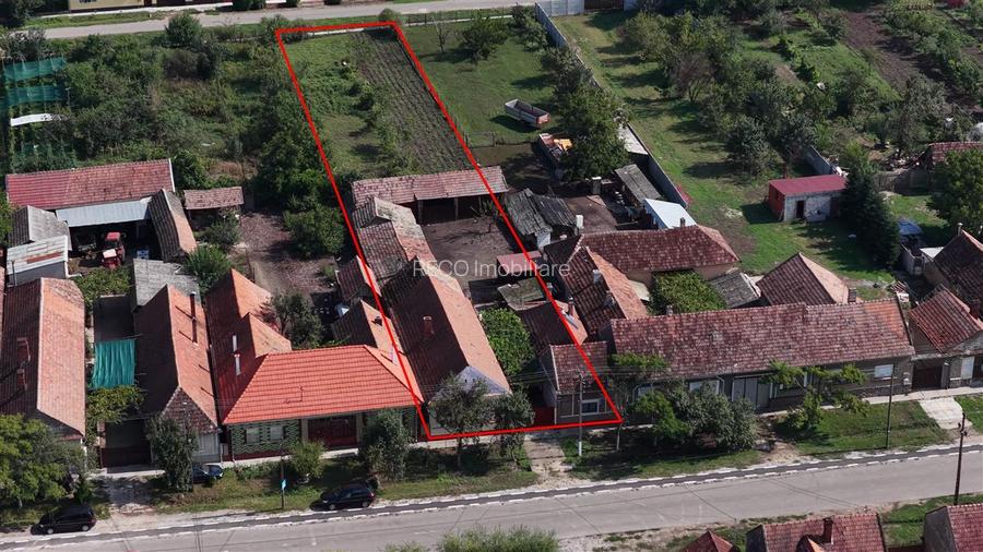 Teren mare cu 2 case si front la 2 strazi in Tamaseu - 52
