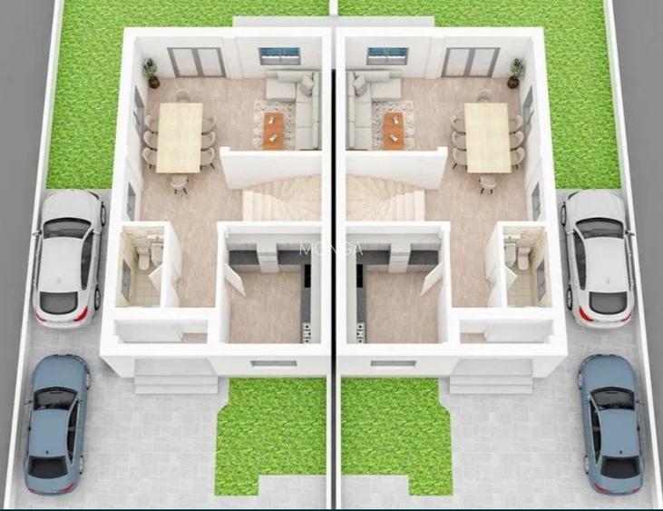 Casa 5 camere P+E+M | Otopeni | 150mp plus manasarda plus terase | 0 comision - 2