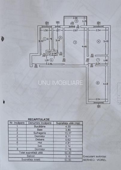 Etaj 3 - Alexandru - Olimp - Apartament 3 camere - mobilat - 4