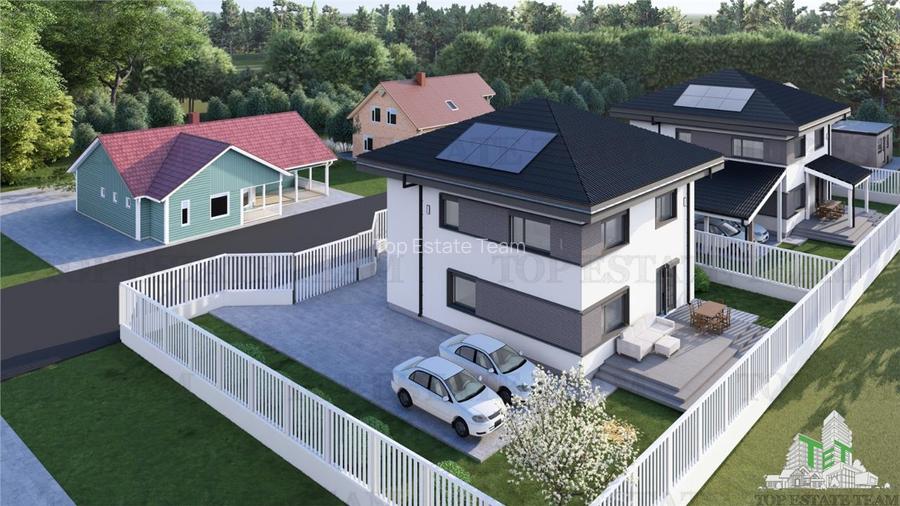 Vila de lux, independenta energetic, 255mp, 650mp teren, langa Padurea Snagov, j - 7