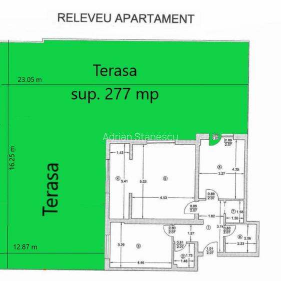 Apartament in bloc nou Fratii Golesti,terasa spectaculoasa,parcare subterana - 16