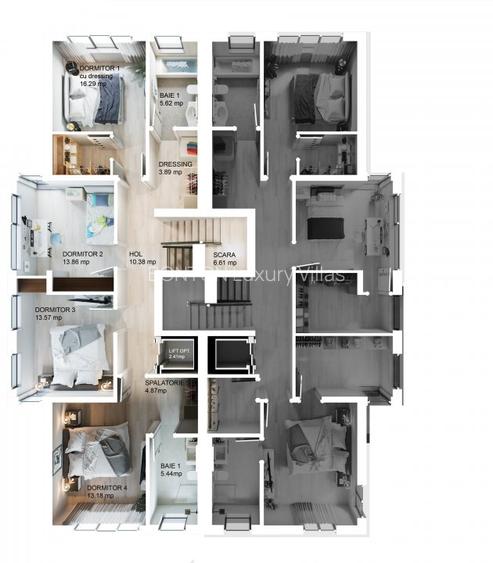 Bonton Villas Dezvoltator, Vila 7 camere cu garaj, faza 2, finalizata - 2