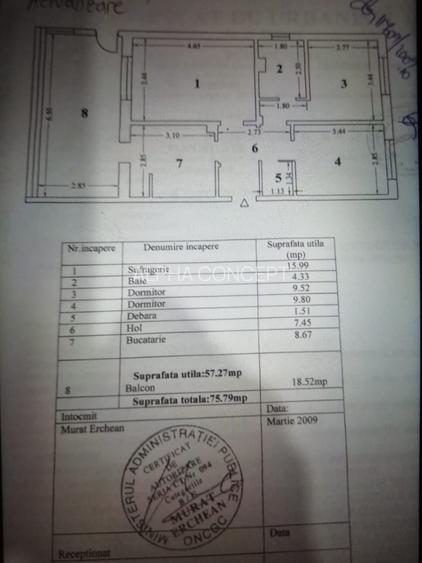 Apartament 3 camere   Inel  1 Eden. - 6