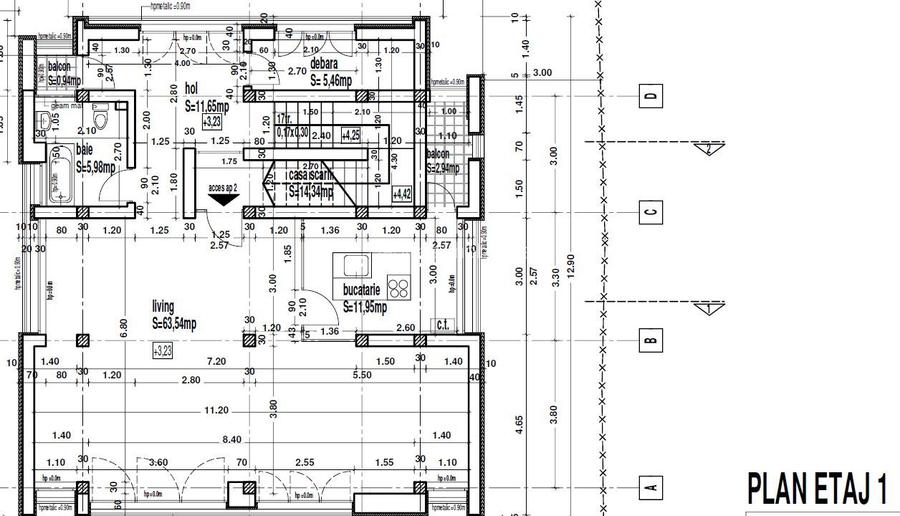 Casă modernă 335 mp, situată în zona veche din Andrei Mureșanu - 20