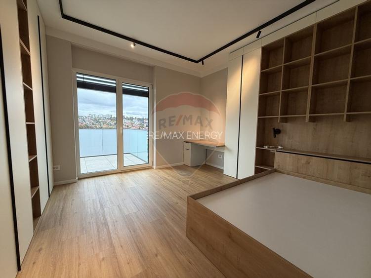 Penthouse confort lux pe 2 nivele, 2 terase panoramice, 4 cam 120mp. - 13