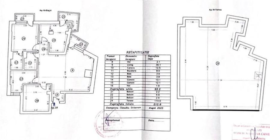 Vanzare Penthouse 4 camere Terasa Unirii-Parlament-Bloc Nou - 8