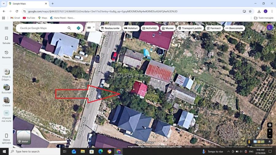 Teren 1053 mp cu deschidere 18 m – Războieni, str. Turcești - 5