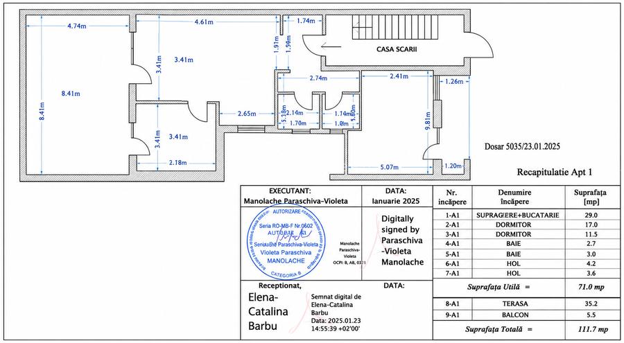 Apartament cu 3 camere 2 bai+terasa de 35 mp bloc Boutique Zona National Arena - 11