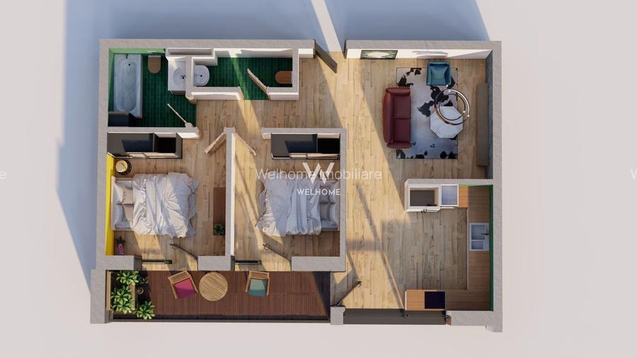 Apartament 3 camere LA CHEIE., cu parcare subterana, Sibiu - 3