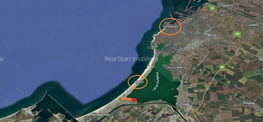 Vedere directa Lac, Mamaia, pretabil proiect HORECA, P+4E - 3