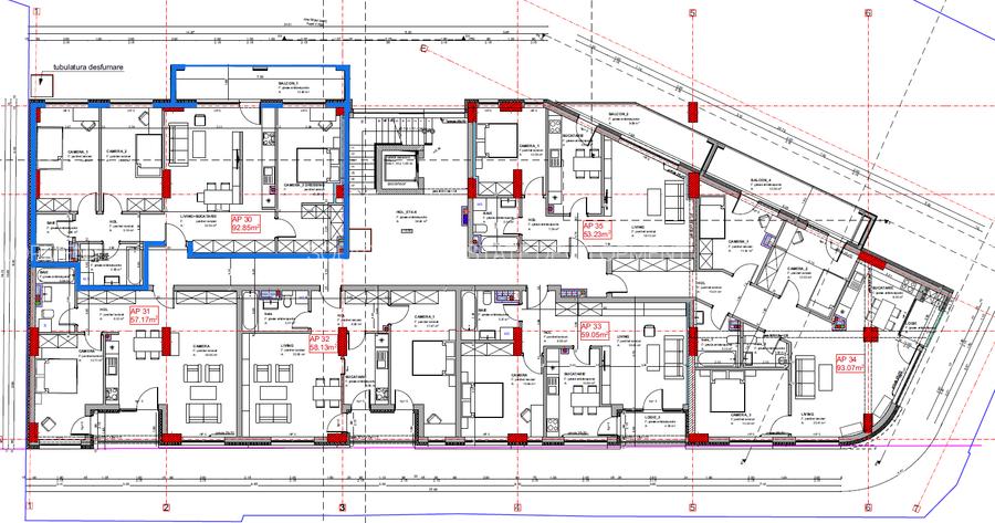 Ap. de 4 camere la dezvoltator - Central - București 41 - 2