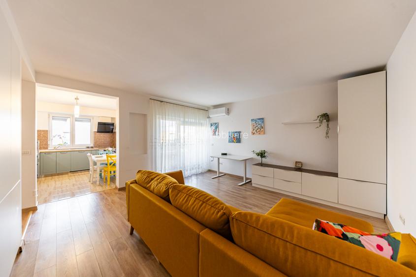 Apartament 3 cam, 76 mp + balcon, etaj 1,  Dumbravița, str. Rodiei,  Comision 0% - 3