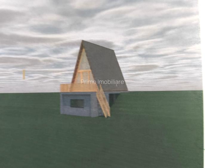 Teren cu Construcție și Proiect Autorizat A-Frame în Teiuș - 2