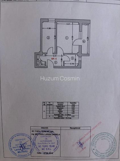 Garsonieră de vânzare - 36 mp - Biruinței 91 - 5 min metrou Berceni - 10