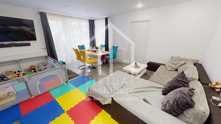 Ap. cu 3 camere 83mp utili + terasa si gradina  | 2 locuri de parcare - 6