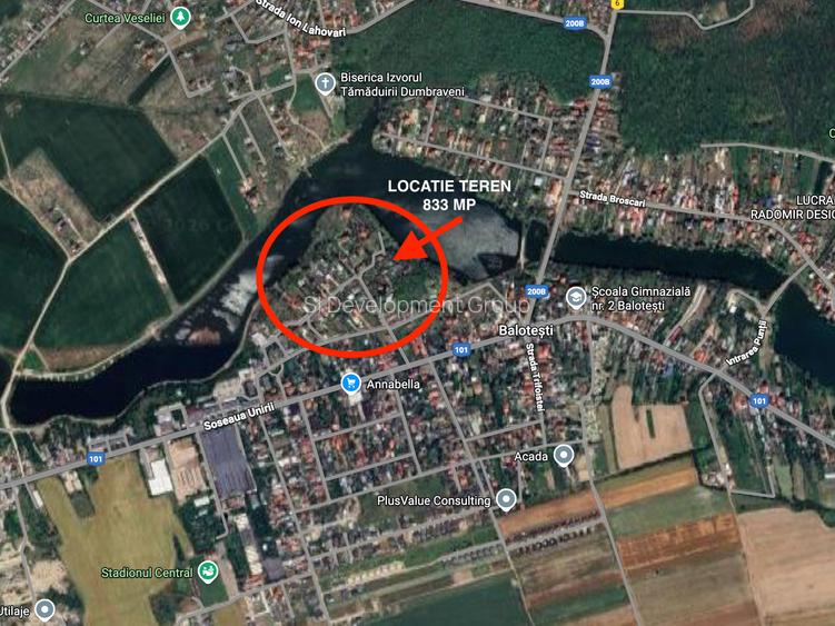Teren Balotesti - Intravilan Constructii - 833 mp - Utilitati - Lac - Ocazie - 4