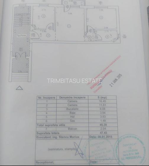 Apart. 2 cam. Parter cu Balcon + Parcare! Chiajna lângă Pădure ! - 1