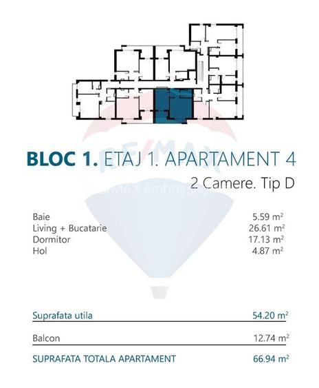 De Vanzare - Apartament 2 camere - Torontalului - Bloc nou - 2