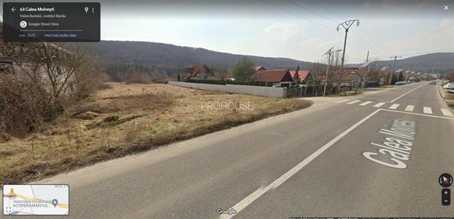 Valea Budului - teren intravilan - deschidere la DN - 2