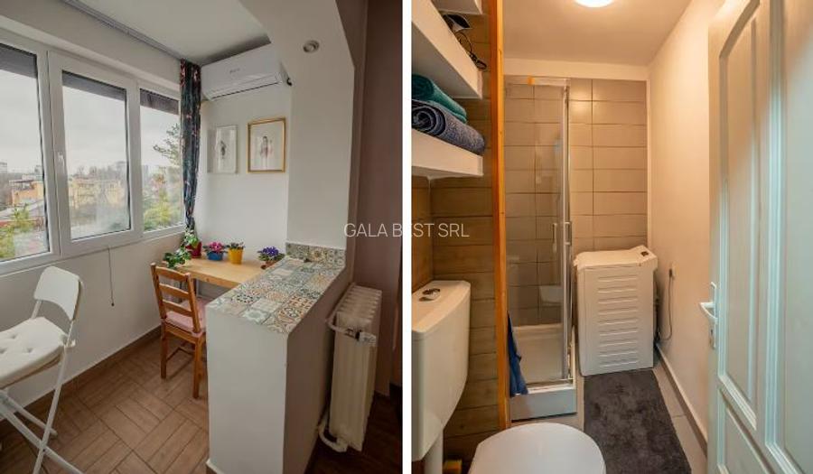 Vatra Luminoasa-Maior Coravu, garsoniera  mobilata,etaj 3/10 - 7