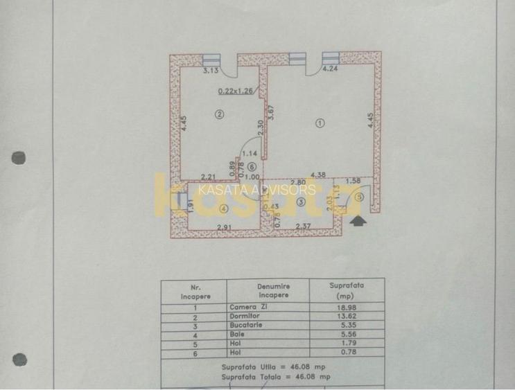 2 camere I Cosmopolis I parter I 46mp utili I 92mp curte - 6