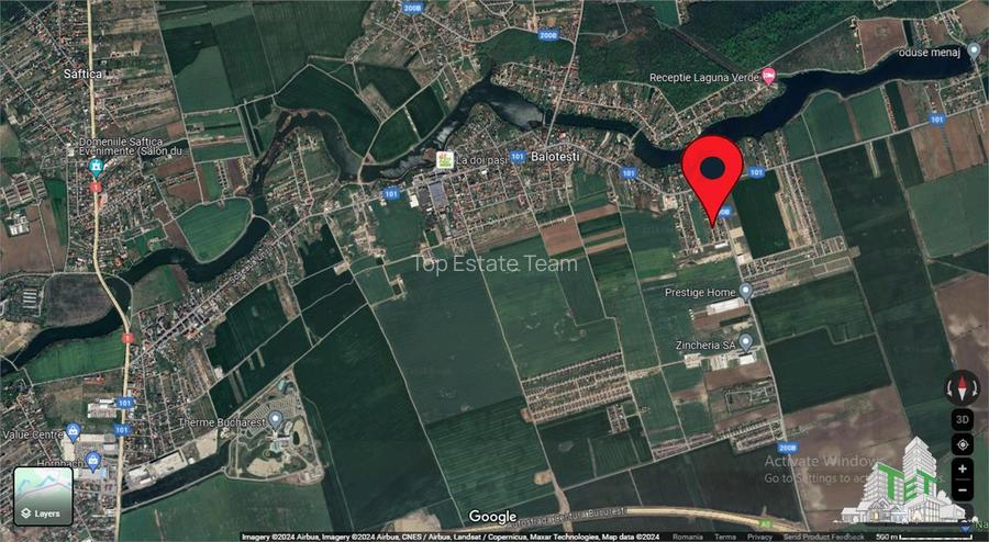 Terenuri cu locatie buna de vanzare in Balotesti - 3