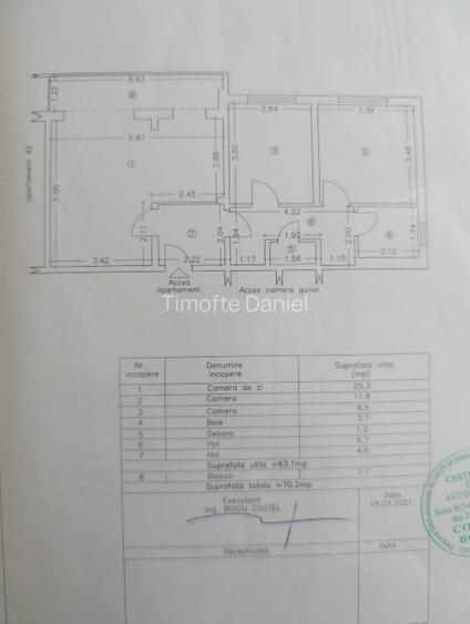 Apartament de vanzare 3 camere - 7