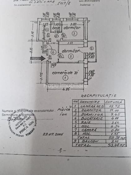 Giurgiului -Podul Giurgiului Apartament  3 camere - 10