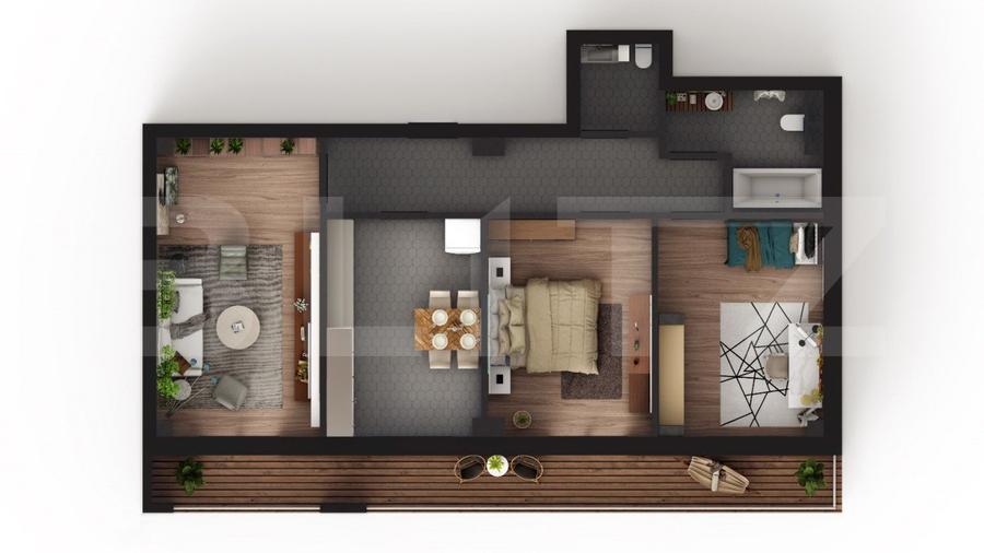 Apartament Elegant cu 3 Camere în Complex Rezidențial de Lux - Vișani, Bucium