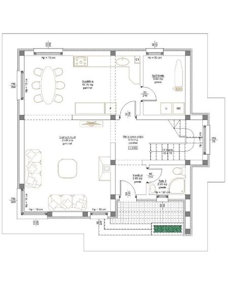 Casa noua cu etaj zona Hudum - 1