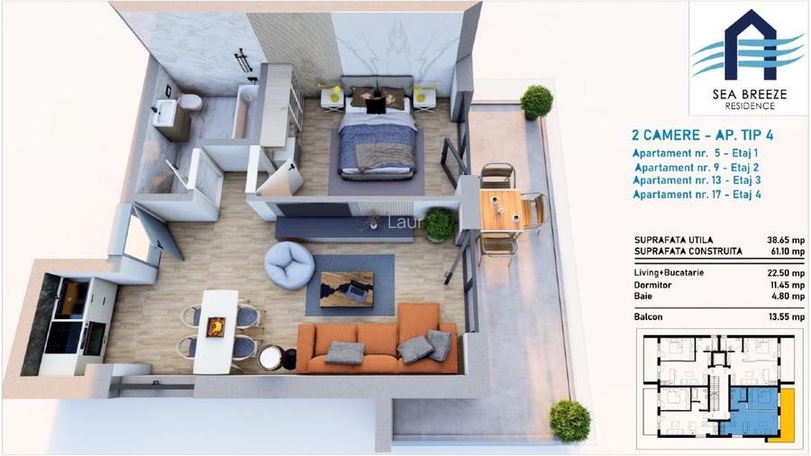 Rate pe 2 ani | Locuinta noua Mamaia Nord  | Confort, stil si locatie ideala - 2