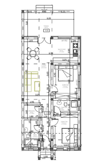 COMISION 0. Drumul Boilor - noul Lidl. Toate utilitatile. Terasa 18 mp. - 22