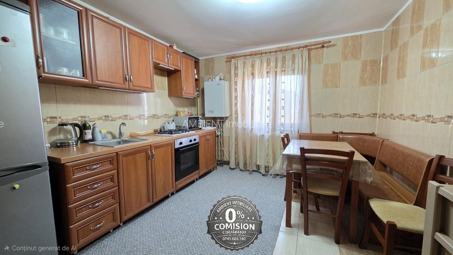 Apartament cu 3 camere, 2 bai, 2 balcoane, mobilat și utilat, zona TRAIAN; - 2